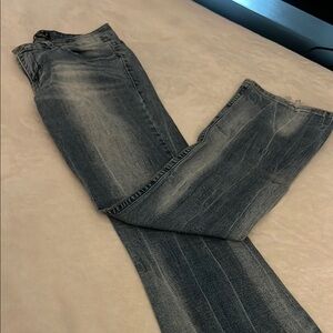 LEI Blue Flare Wide Leg Jeans